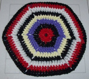 Big Crocheted Eye Sample