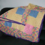 Granny Square Blanket Completed Granny Square Blanket Completed