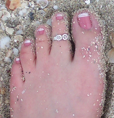Florida Toe Nails Design