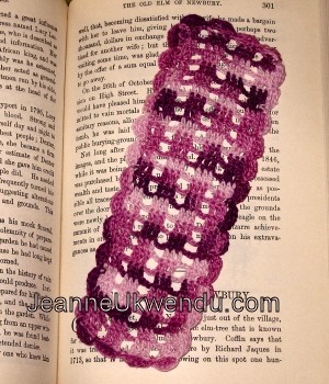 Crocheted Trellis Bookmark